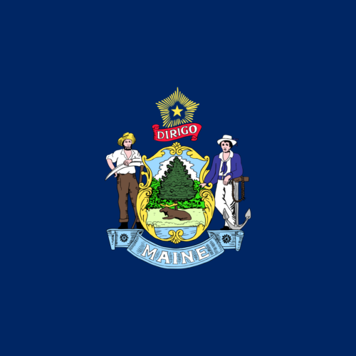 image of Maine flag