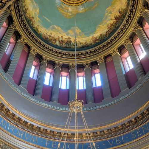 Interior dome of the Rhode Island Statehouse
