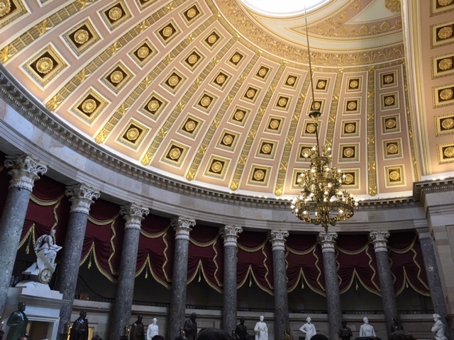 interior of U.S. capitol